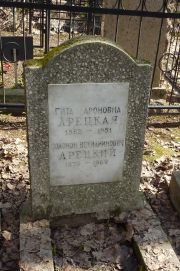 Арецкий Соломон Вениаминович, Москва, Востряковское кладбище